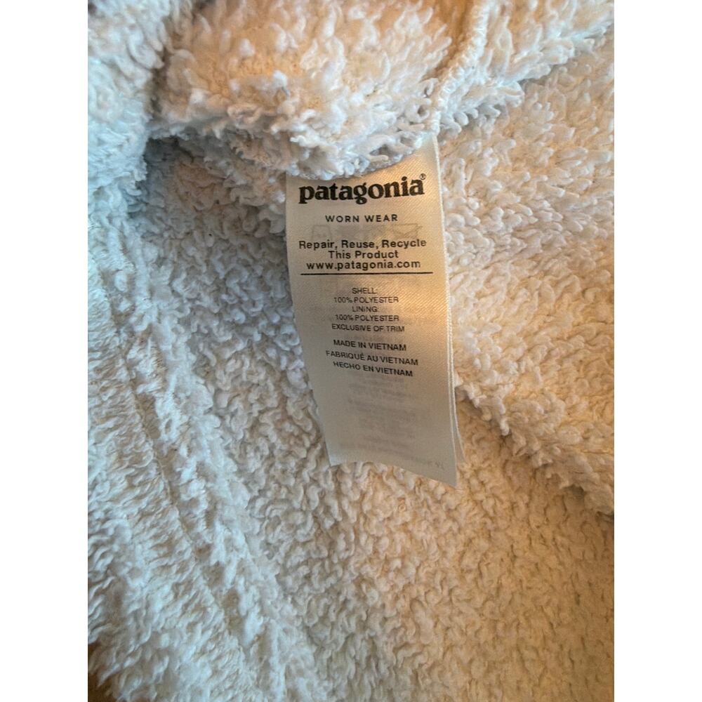 Patagonia Women’s Los Gatos 1/4 Zip Fleece Pullover Cream Ivory Size Medium - Picture 5 of 6